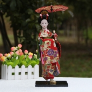 日本艺妓公仔摆件真人公仔娃娃制作